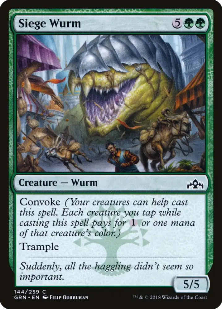 Siege Wurm [Guilds of Ravnica] - MTG Single