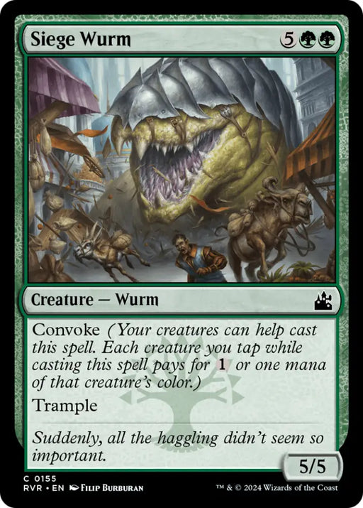 Siege Wurm [Ravnica Remastered] - MTG Single