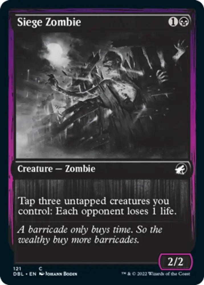 Siege Zombie [Innistrad: Double Feature] - MTG Single