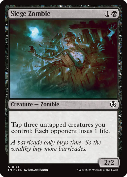 Siege Zombie [Innistrad Remastered] - MTG Single