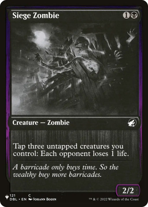 Siege Zombie [The List] - MTG Single