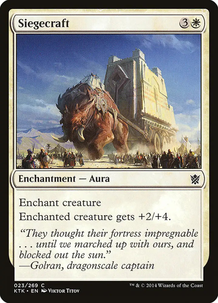 Siegecraft [Khans of Tarkir] - MTG Single