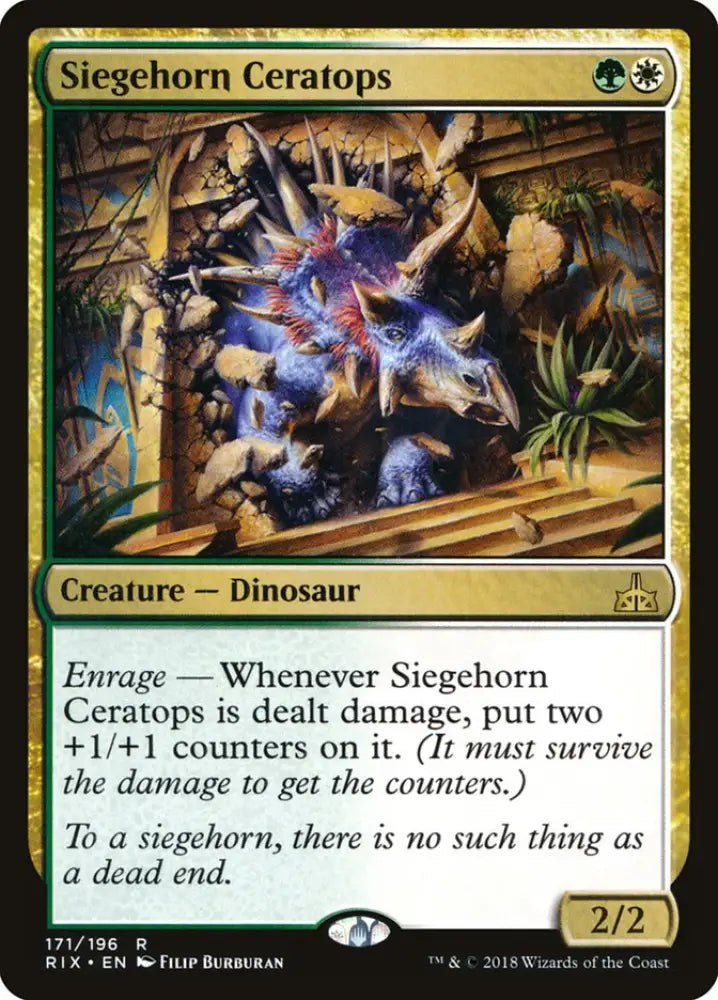Siegehorn Ceratops [Rivals of Ixalan] - MTG Single