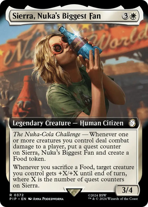 Sierra Nuka’s Biggest Fan (Extended Art) [Fallout] - MTG Single