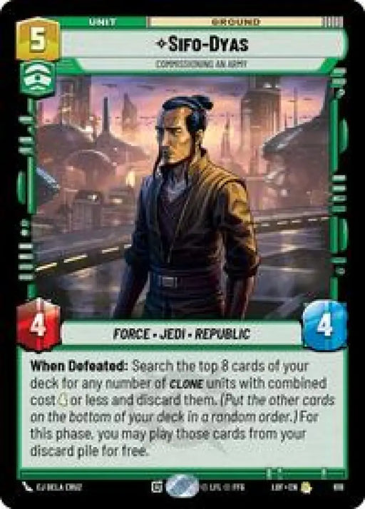 Sifo-Dyas - Commissioning An Army (Foil) (619) [Legends of the Force]