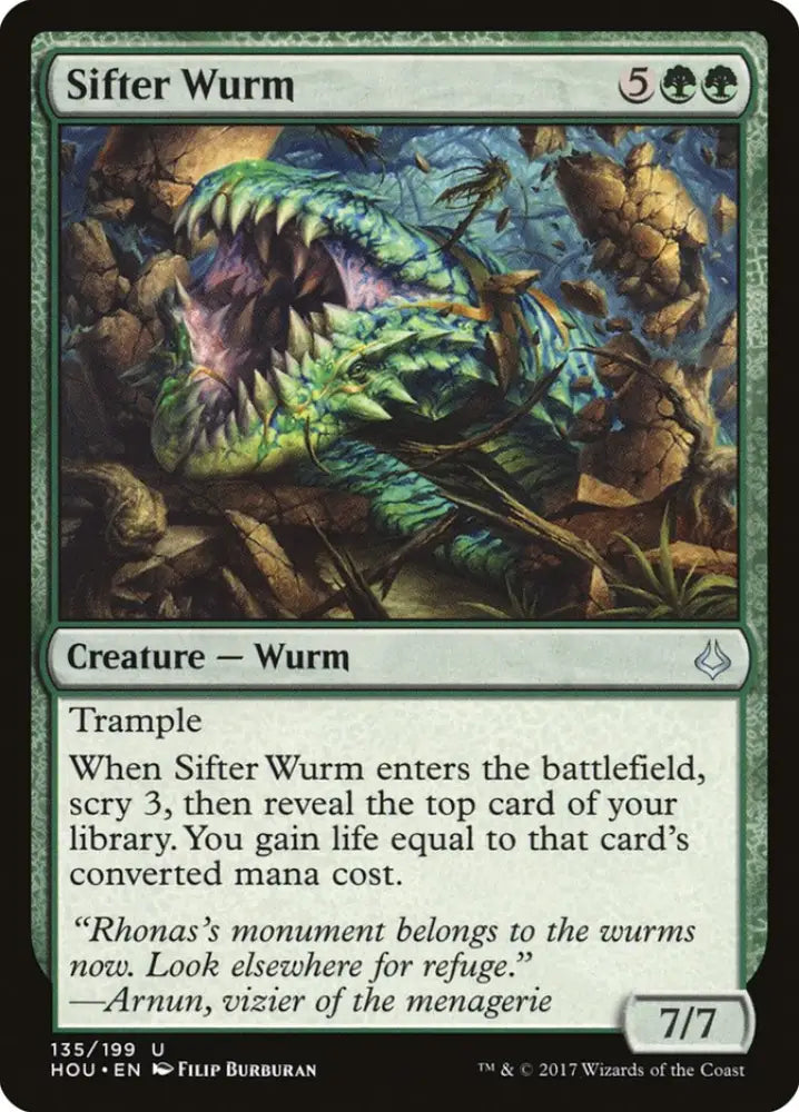 Sifter Wurm [Hour of Devastation] - MTG Single