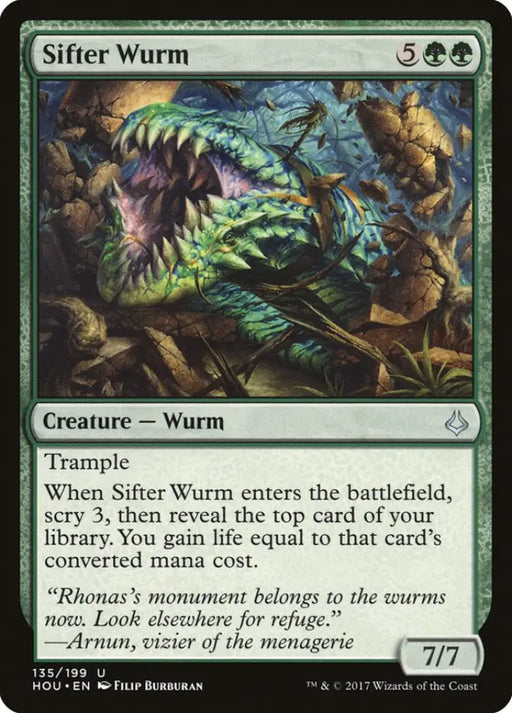 Sifter Wurm [Hour of Devastation] - MTG Single