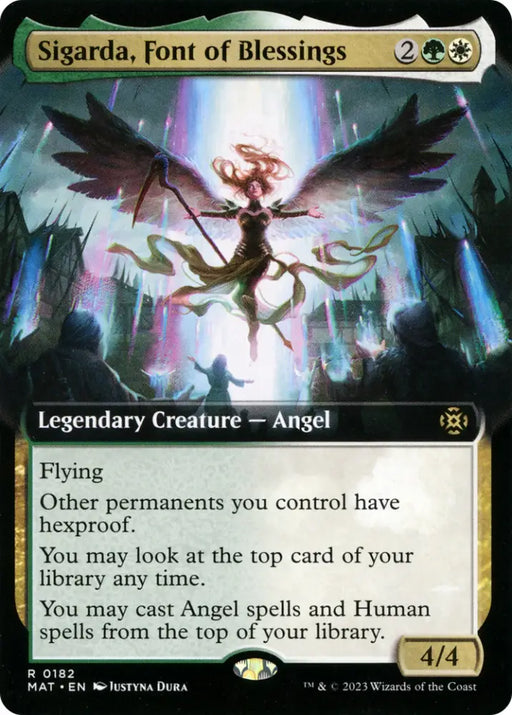 Sigarda Font of Blessings (Extended Art) [March of the Machine: The Aftermath] - MTG Single