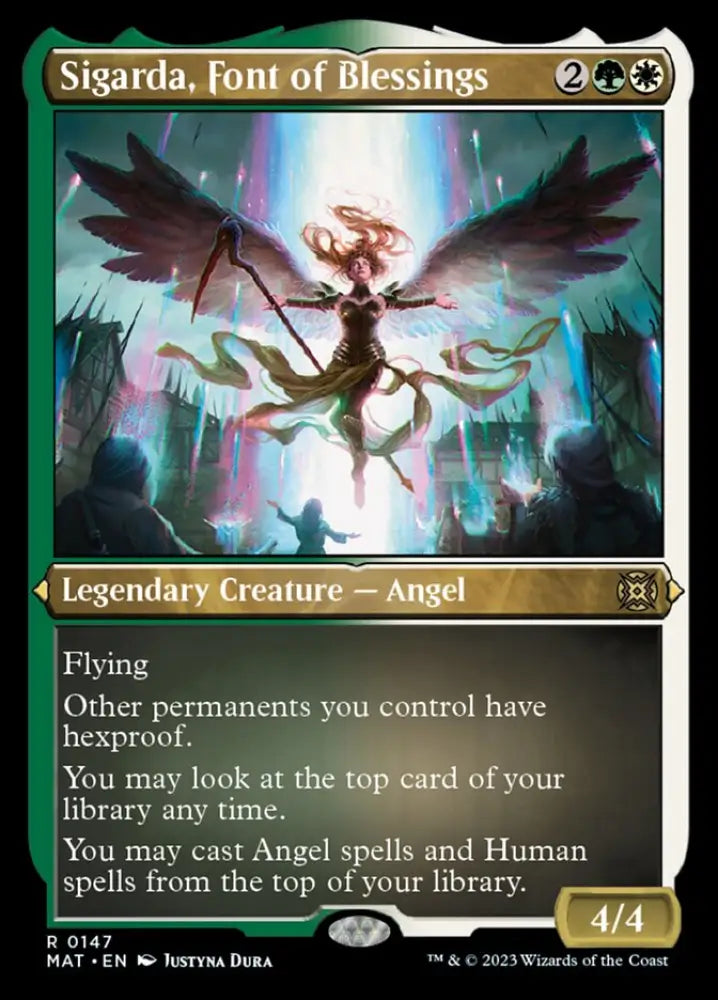 Sigarda Font of Blessings (Foil Etched) [March of the Machine: The Aftermath] - MTG Single