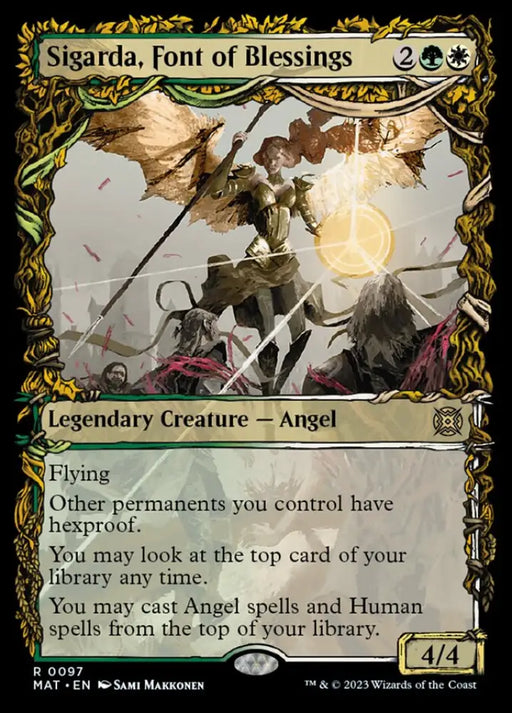 Sigarda Font of Blessings (Showcase) [March of the Machine: The Aftermath] - MTG Single