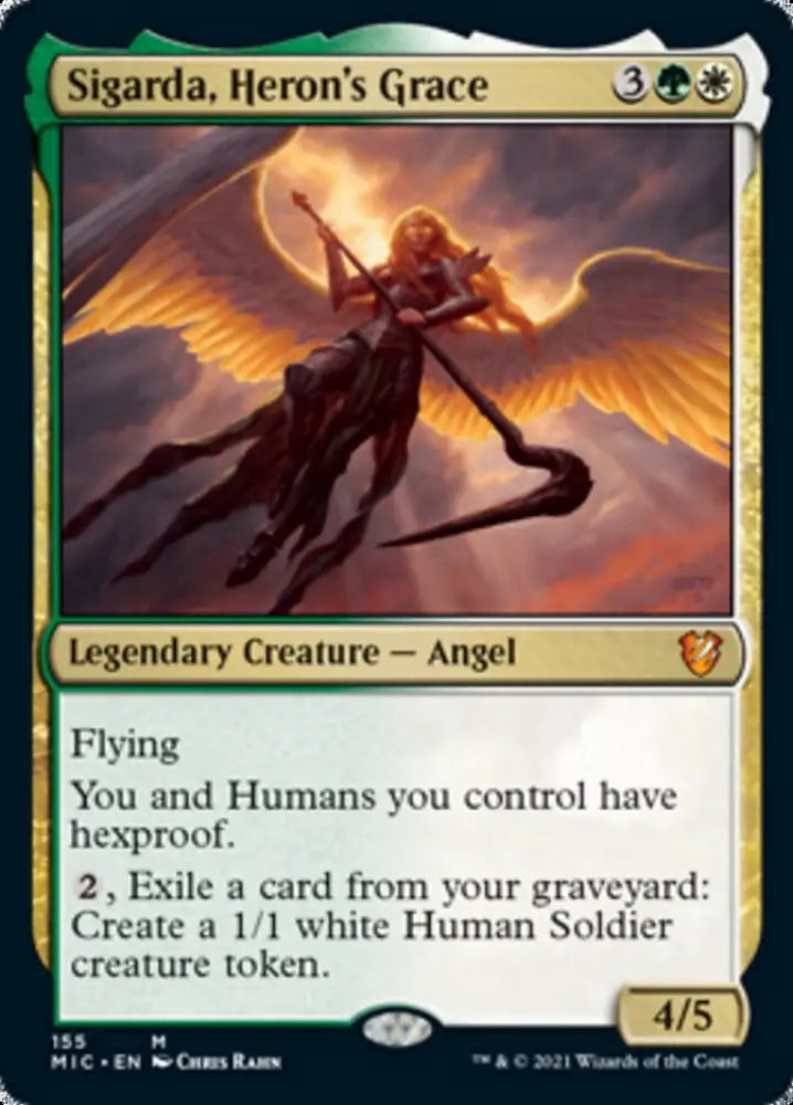 Sigarda Heron’s Grace [Innistrad: Midnight Hunt Commander] - MTG Single