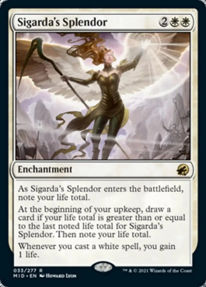 Sigarda’s Splendor [Innistrad: Midnight Hunt] - MTG Single