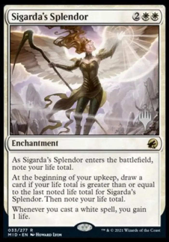 Sigarda’s Splendor (Promo Pack) [Innistrad: Midnight Hunt Promos] - MTG Single