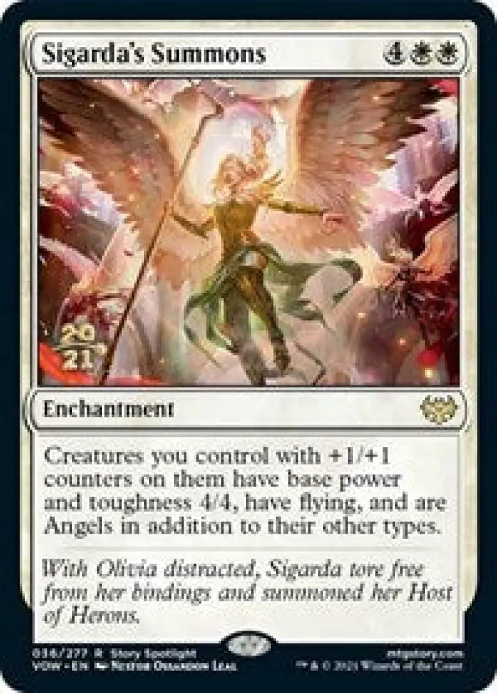 Sigarda's Summons (36) [Prerelease Cards]
