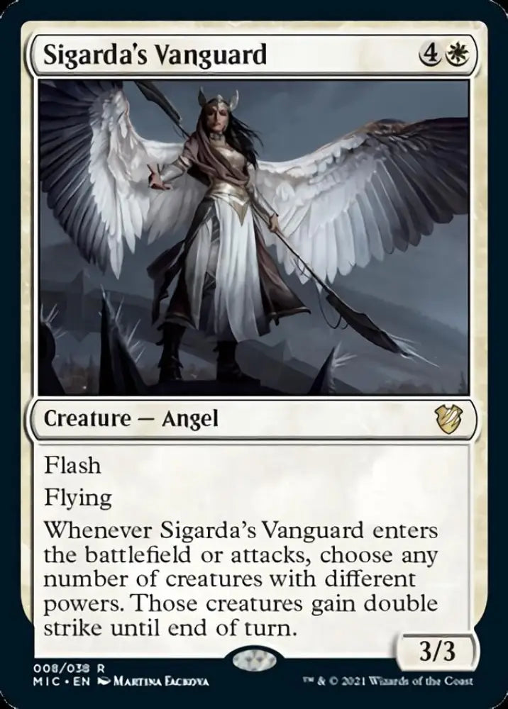 Sigarda’s Vanguard [Innistrad: Midnight Hunt Commander] - MTG Single
