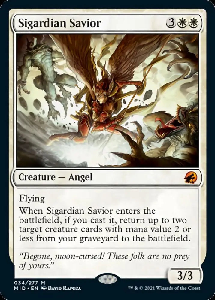 Sigardian Savior [Innistrad: Midnight Hunt] - MTG Single