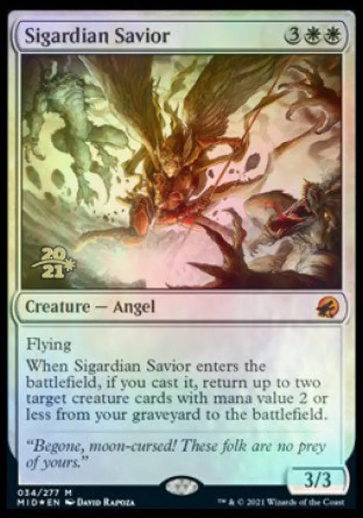 Sigardian Savior [Innistrad: Midnight Hunt Prerelease Promos] - MTG Single