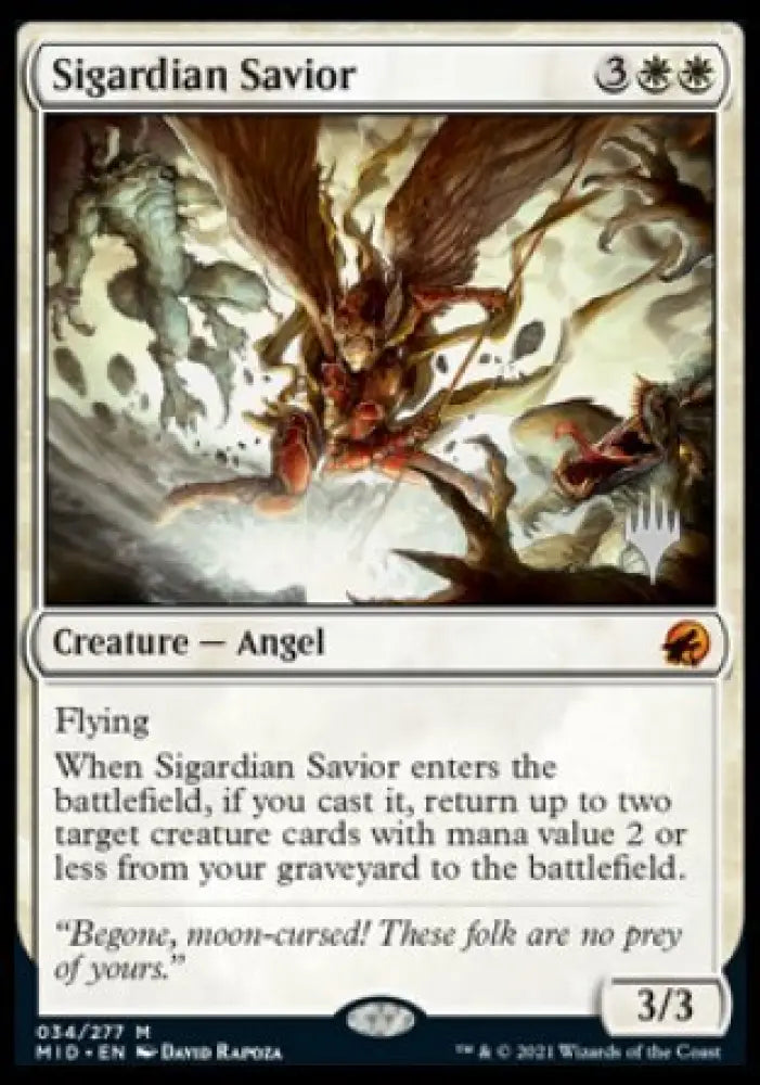 Sigardian Savior (Promo Pack) [Innistrad: Midnight Hunt Promos] - MTG Single