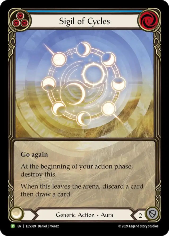 Sigil of Cycles (Extended Art) [LGS329] (Promo) Rainbow Foil - Flesh And Blood Single