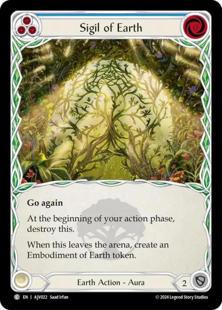 Sigil of Earth [AJV022] (Armory Deck: Jarl Vetreidi) - Flesh And Blood Single