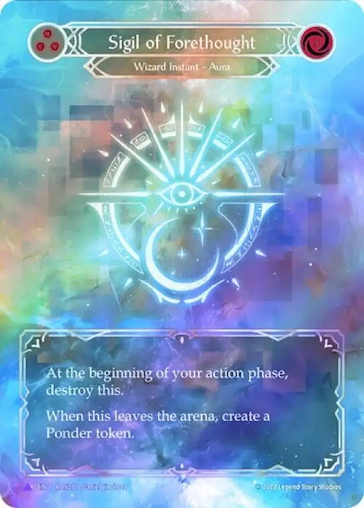 Sigil of Forethought (Marvel) [Rosetta] Cold Foil - Flesh And Blood Single