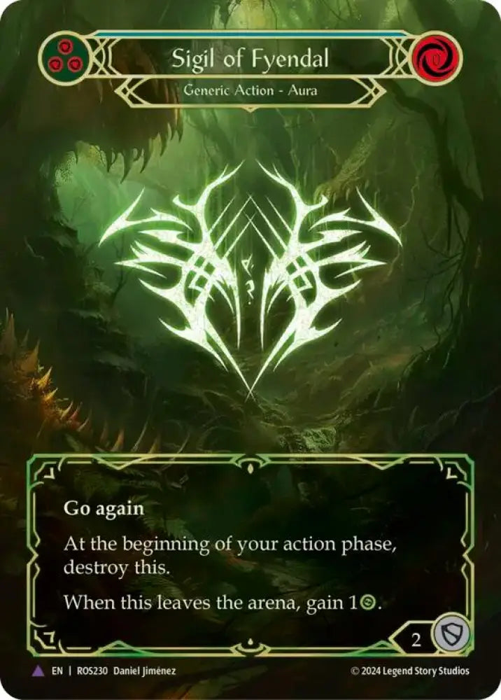 Sigil of Fyendal (Marvel) [Rosetta] Cold Foil - Flesh And Blood Single