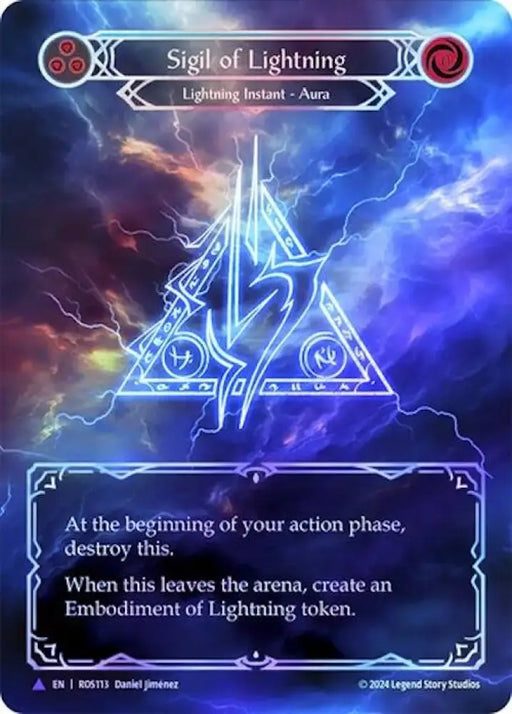 Sigil of Lightning (Marvel) [Rosetta] Cold Foil - Flesh And Blood Single