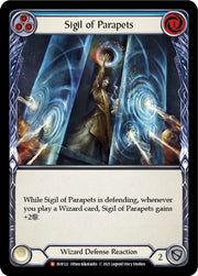 Sigil of Parapets [Everfest] 1st Edition Rainbow Foil - Flesh And Blood Single