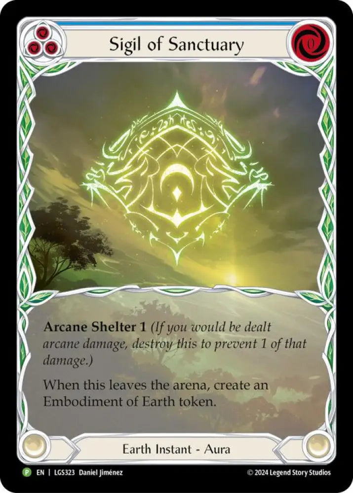Sigil of Sanctuary (Extended Art) [LGS323] (Promo) Rainbow Foil - Flesh And Blood Single