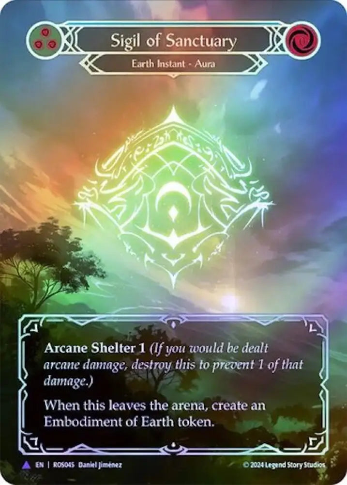 Sigil of Sanctuary (Marvel) [Rosetta] Cold Foil - Flesh And Blood Single