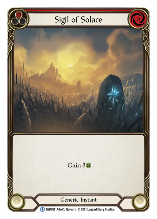 Sigil of Solace (Red) [1HP387] (History Pack 1) - Flesh And Blood Single