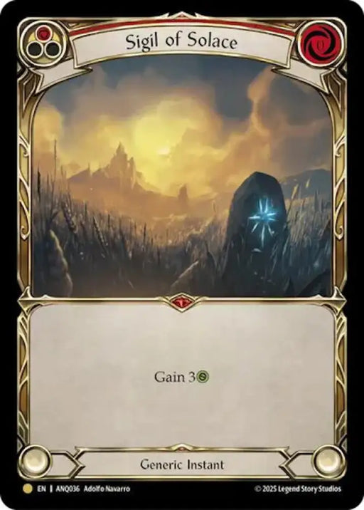 Sigil Of Solace (Red) (ANQ036) [Compendium of Rathe - Antiquity Pack]
