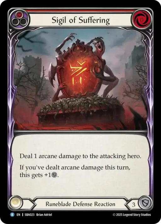 Sigil of Suffering (Red) (SBA023) [Silver Age Chapter 3]