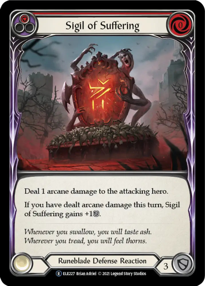 Sigil of Suffering (Red) [Tales of Aria Unlimited] Unlimited Normal - Flesh And Blood Single