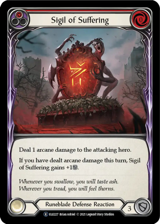 Sigil of Suffering (Red) [Tales of Aria Unlimited] Unlimited Normal - Flesh And Blood Single