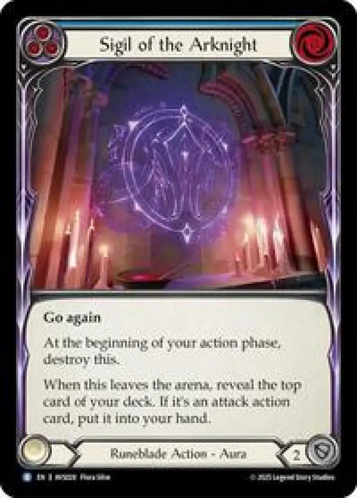 Sigil of the Arknight (Blue) (AVS028) [Armory Deck: Legends Viserai]