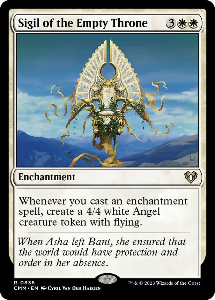 Sigil of the Empty Throne [Commander Masters] - MTG Single