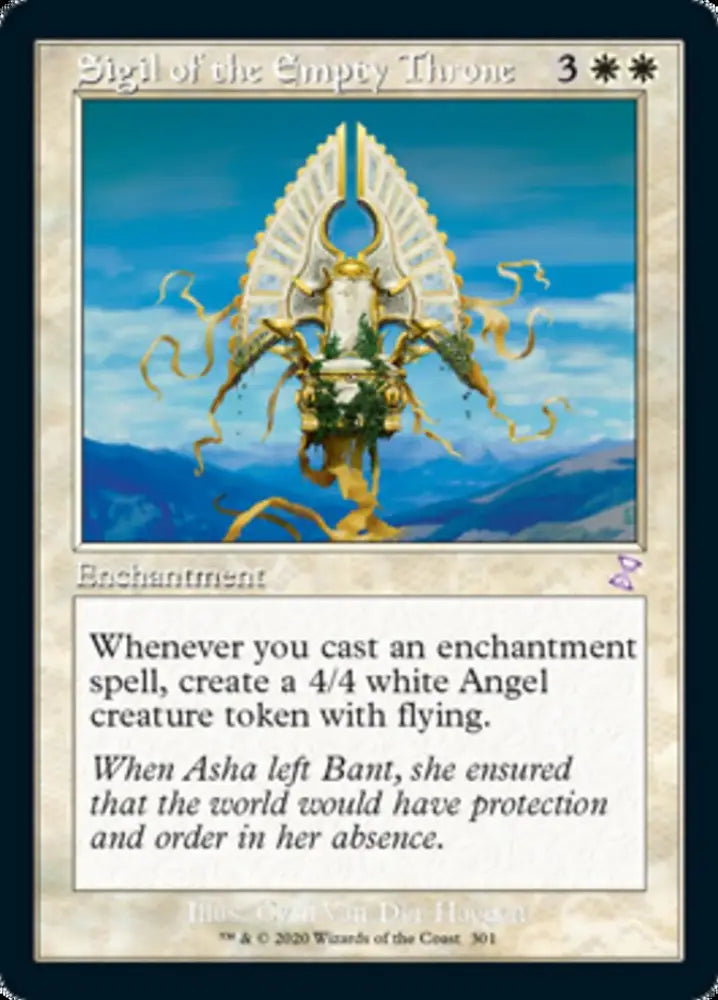 Sigil of the Empty Throne (Timeshifted) [Time Spiral Remastered] - MTG Single