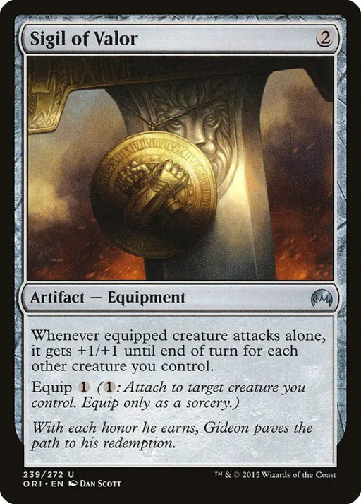 Sigil of Valor [Magic Origins] - MTG Single