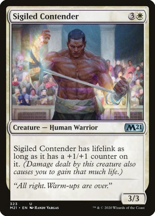 Sigiled Contender [Core Set 2021] - MTG Single