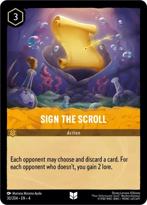 Sign the Scroll (30/204) [Ursula’s Return] - Lorcana Single