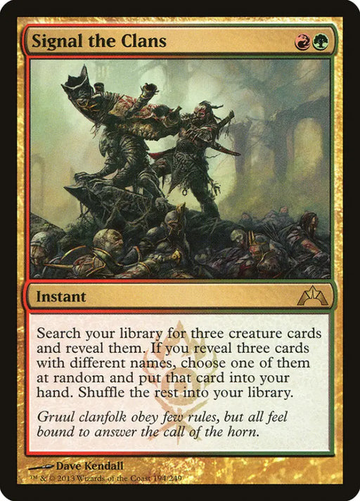 Signal the Clans [Gatecrash] - MTG Single