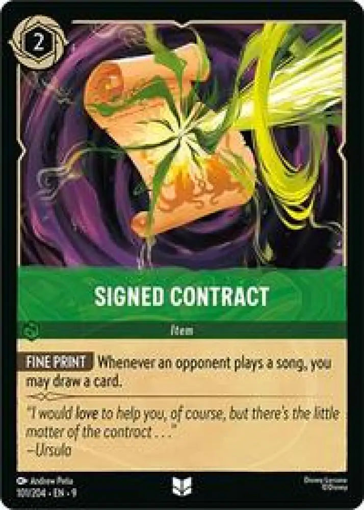 Signed Contract (101/204) [Fabled]