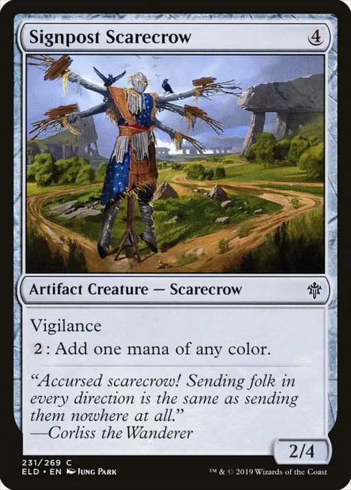 Signpost Scarecrow [Throne of Eldraine] - MTG Single
