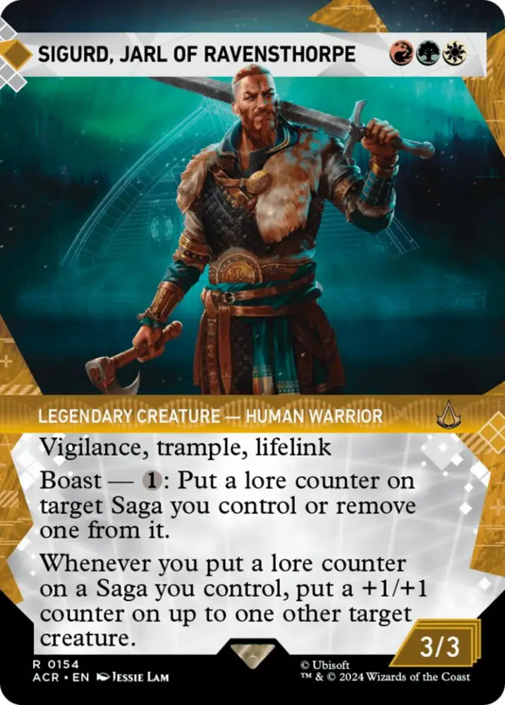Sigurd Jarl of Ravensthorpe (Showcase) [Assassin’s Creed] - MTG Single