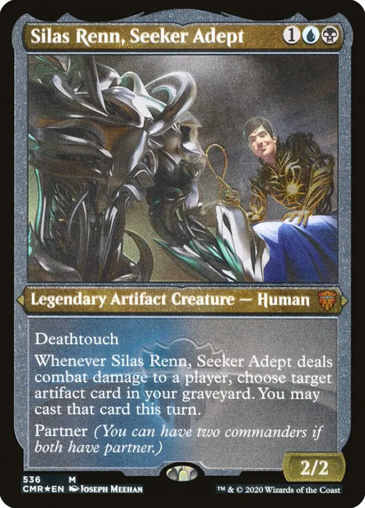 Silas Renn Seeker Adept (Etched) [Commander Legends] - MTG Single