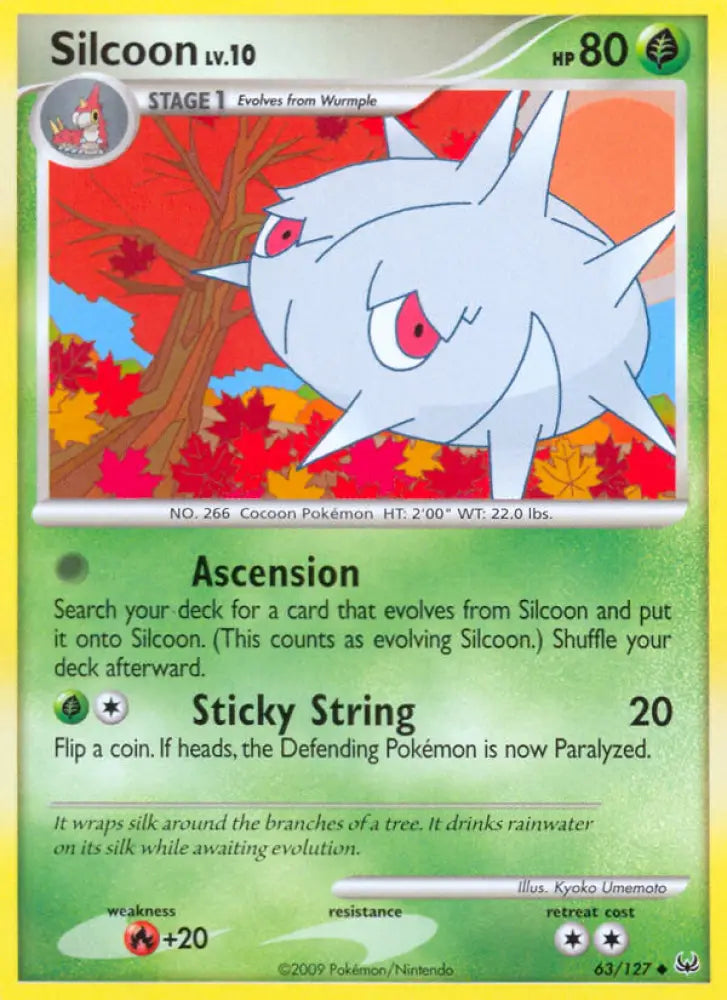 Silcoon (63/127) [Platinum: Base Set] - Pokemon Single