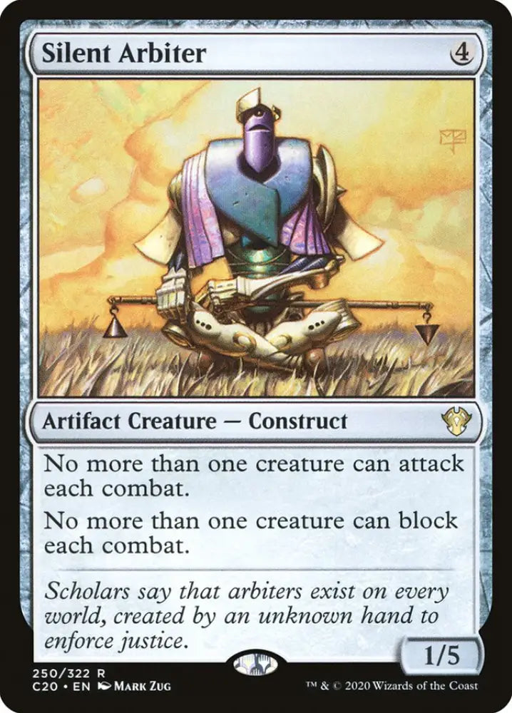Silent Arbiter [Commander 2020] - MTG Single