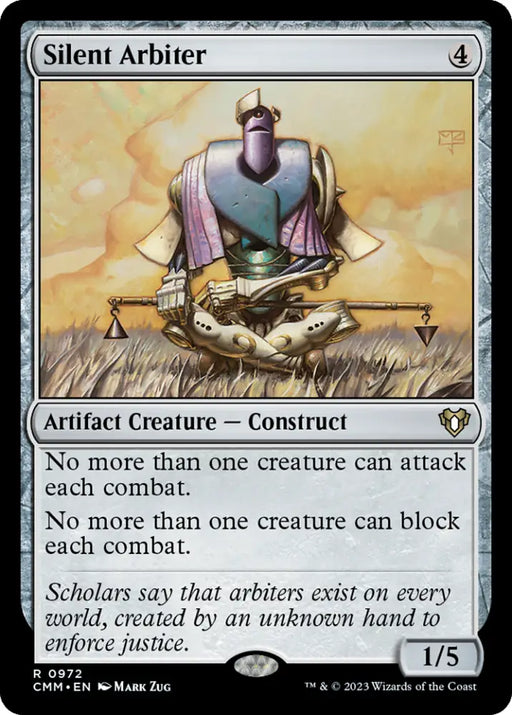 Silent Arbiter [Commander Masters] - MTG Single