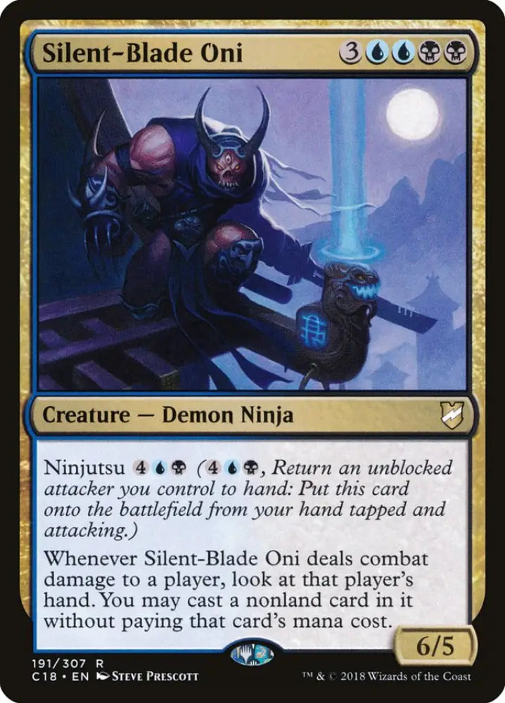 Silent-Blade Oni [Commander 2018] - MTG Single